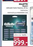 GILLETTE MACH3 NHRADN HLAVICE