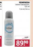 FEMFRESH INTIMN DEODORANT