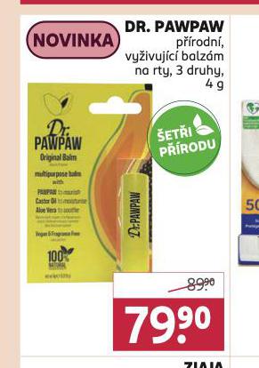 DR. PAWPAW PRODN VYIVUJC BALZM NA RTY
