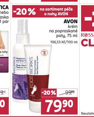 AVON KRM NA POPRASKAN PATY