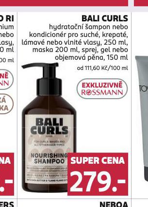 BALI CURLS HYDRATAN AMPON, KONDICIONER
