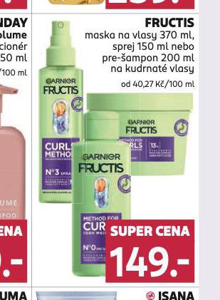 FRUCTIS MASKA, PRE-AMPON