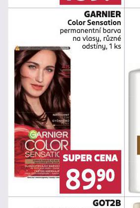 GARNIER COLOR SENSATION PERMANENTN BARVA NA VLASY