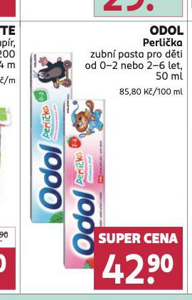 ODOL PERLIKA ZUBN PASTA PRO DTI
