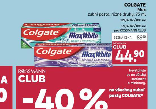 COLGATE ZUBN PASTA