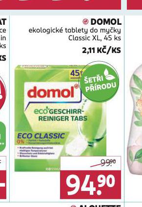 DOMOL EKOLOGICK TABLETY DO MYKY