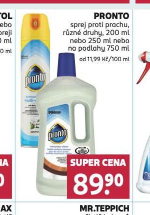 PRONTO SPREJ PROTI PRACHU
