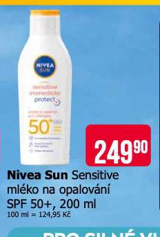 NIVEA SUN MLKO NA OPALOVN