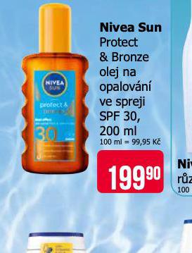 NIVEA SUN OLEJ NA OPALOVN