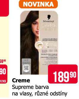 CREME SUPREME BARVA NA VLASY