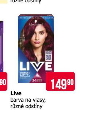 LIVE BARVA NA VLASY