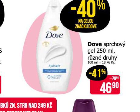 DOVE SPRCHOV GEL