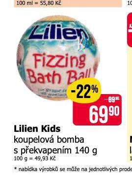 LILIEN KIDS KOUPELOV BOMBA