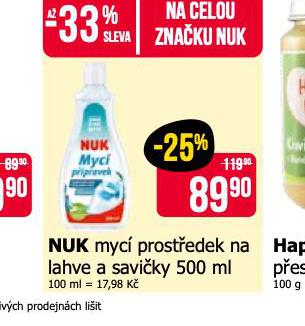 NUK MYC PROSTEDKY NA LAHVE A SAVIKY