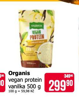ORGANIS VEGAN PROTEIN VANILKA
