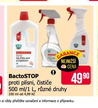 BACTOSTOP PROTI PLSNI, ISTIE