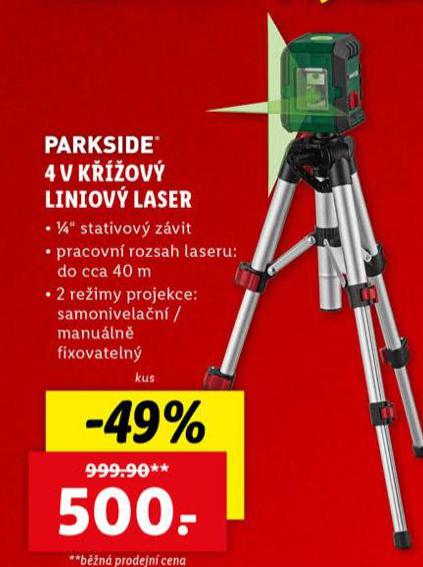 PARKSIDE 4 V K͎OV LINIOV LASER