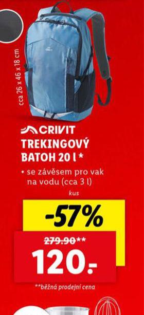 TREKINGOV BATOH 20 L