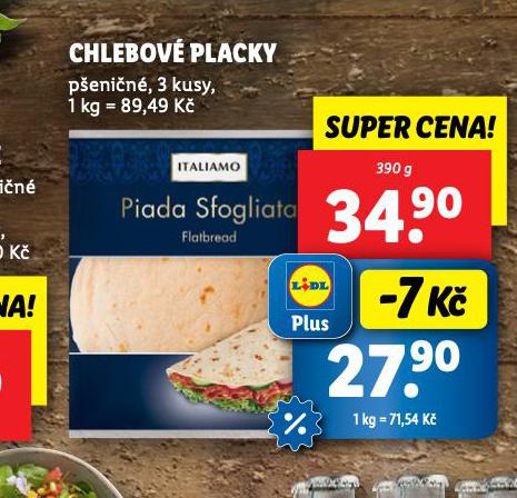 CHLEBOV PLACKY