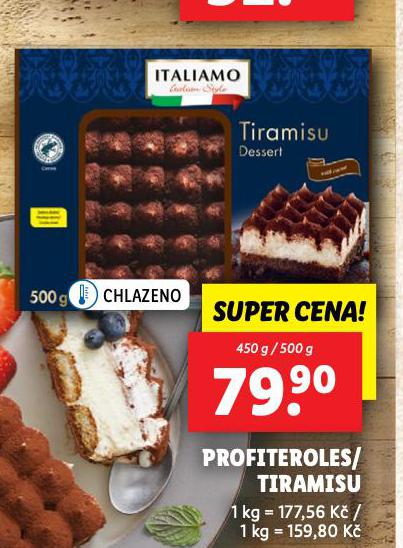 PROFITEROLES / TIRAMISU