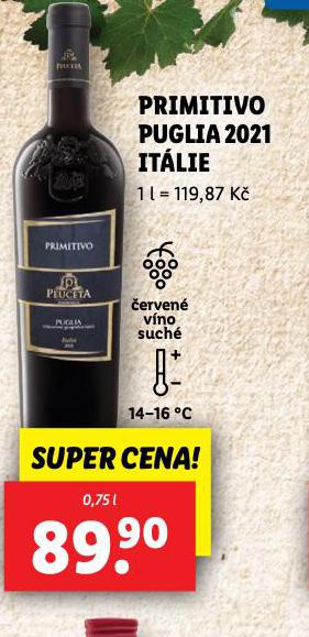 PRIMITIVO PUGLIA 2021 ITLIE