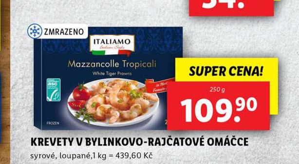 KREVETY V BYLINKOVO-RAJATOV OMCE