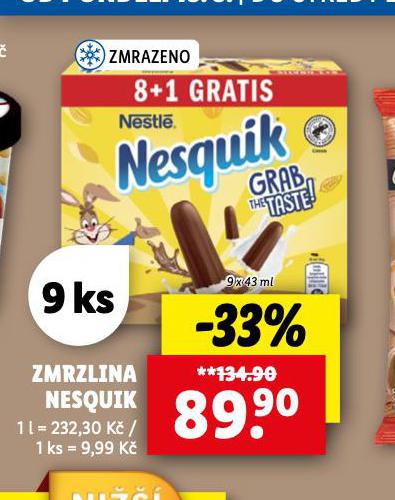 ZMRZLINA NESQUIK