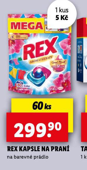 REX KAPSLE NA PRAN