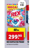 REX KAPSLE NA PRAN