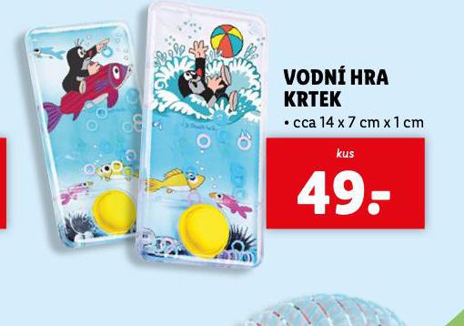 VODN HRA KRTEK