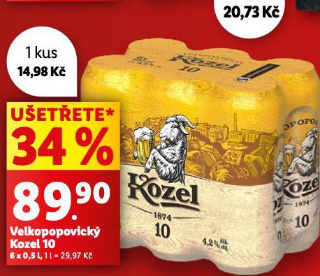 PIVO VELKOPOPOVICK KOZEL 10