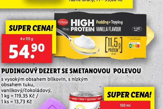 PUDNGOV DEZERT SE SMETANOVOU POLEVOU
