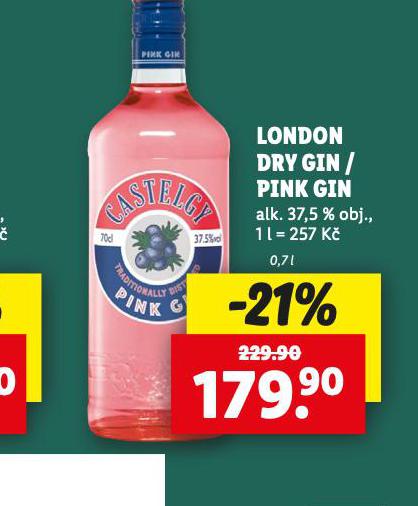 LONDON DRY GIN / PINK GIN