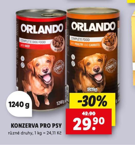 ORLANDO KONZERVA PRO PSY