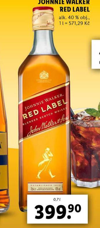 JOHHNIE WALKER RED LABEL