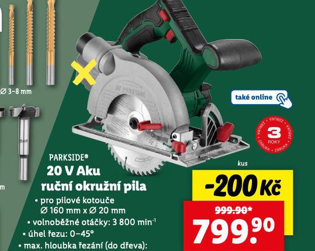 20 V AKU RUN OKRUN PILA