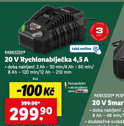 20 V RYCHLONABJEKA 4,5 A