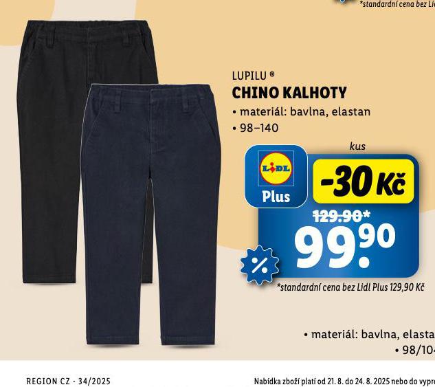 CHINO KALHOTY