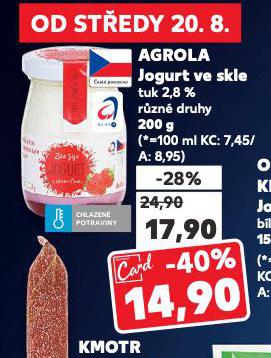 AGROLA JOGURT VE SKLE