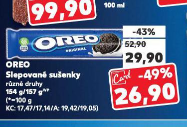 OREO SLEPOVAN SUENKY