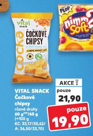 VITAL SNACK OKOV CHIPSY