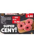 DONUT S JAHODOVOU PŘÍCHUTÍ A BAREVNÝM POSYPEM