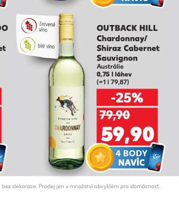 OUTBACK HILL SHIRAZ CABERNET SAUVIGNON