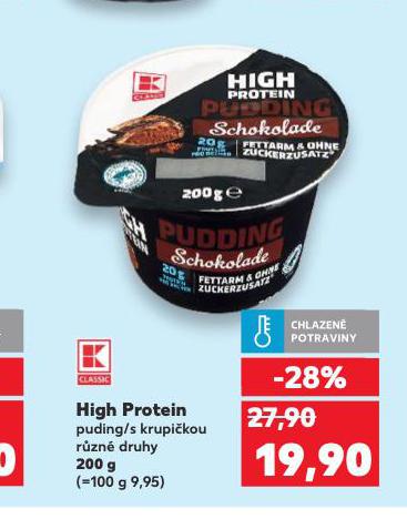 HIGH PROTEIN PUDING