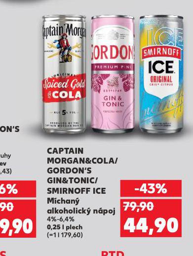 GORDON'S GIN & TONIC