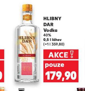 HLIBNY DAR VODKA