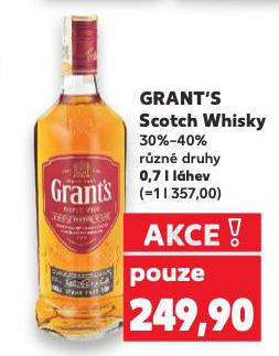 GRANT'S TRIPLE WOOD WHISKY