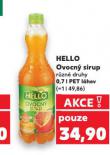 HELLO OVOCNÝ SIRUP