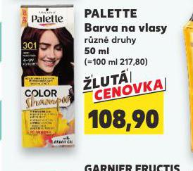 PALETTE BARVA NA VLASY