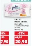 LINTEO BABY DĚTSKÉ VLHČENÉ UBROUSKY
